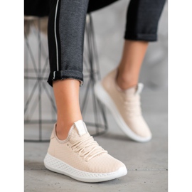 SHELOVET Scarpe sportive con rete marrone 1