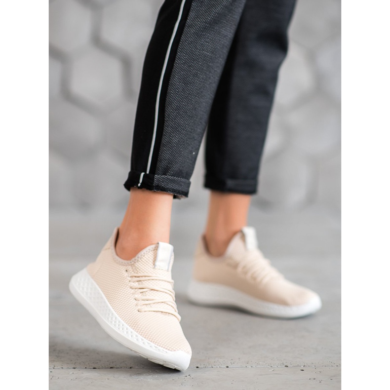 SHELOVET Scarpe sportive con rete marrone 2