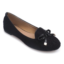 Ballerine in pizzo 616 Nere nero 1