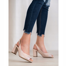 Sergio Leone Sandali aperti rosa 1