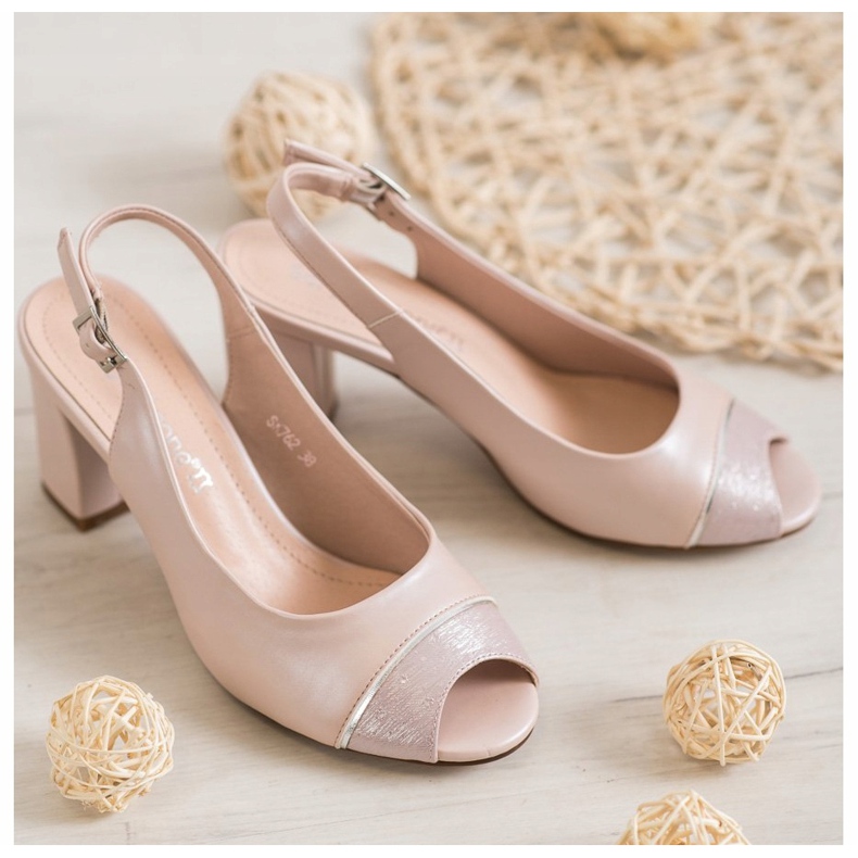 Sergio Leone Sandali aperti rosa 2