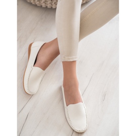 Primavera Mocassini in ecopelle bianco 1