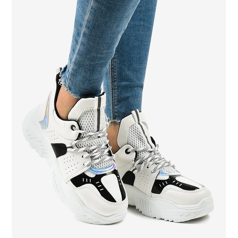 Sneakers sportive bianche K-505 bianca 1