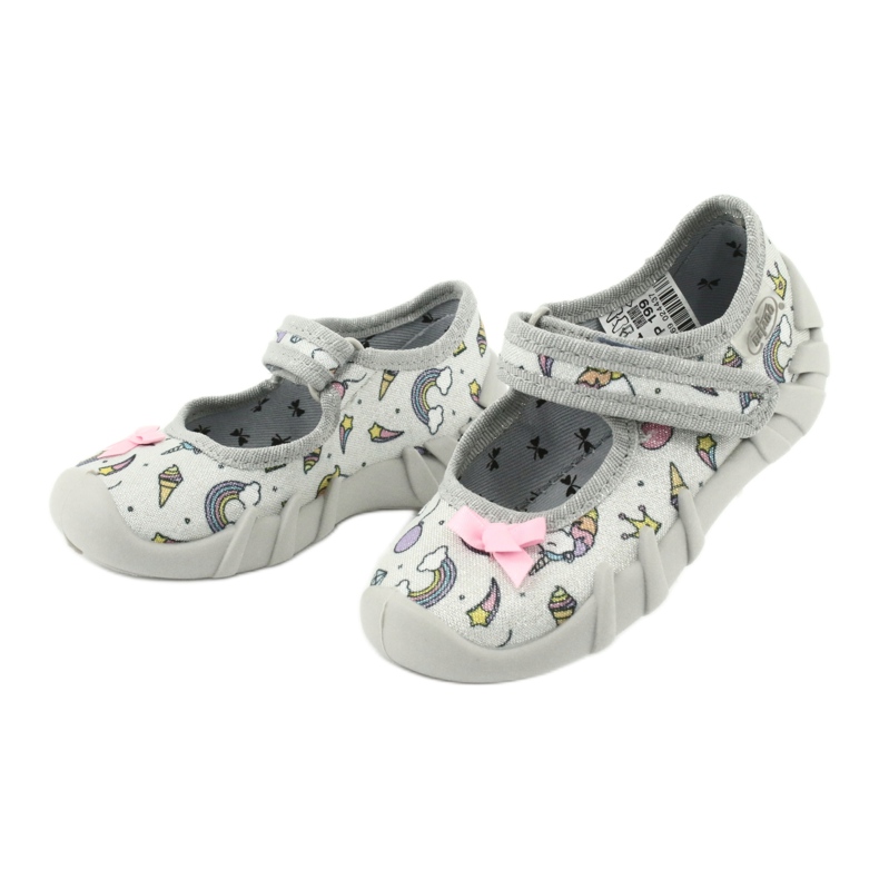 Scarpe per bambini Befado 109P199 grigio multicolore 3