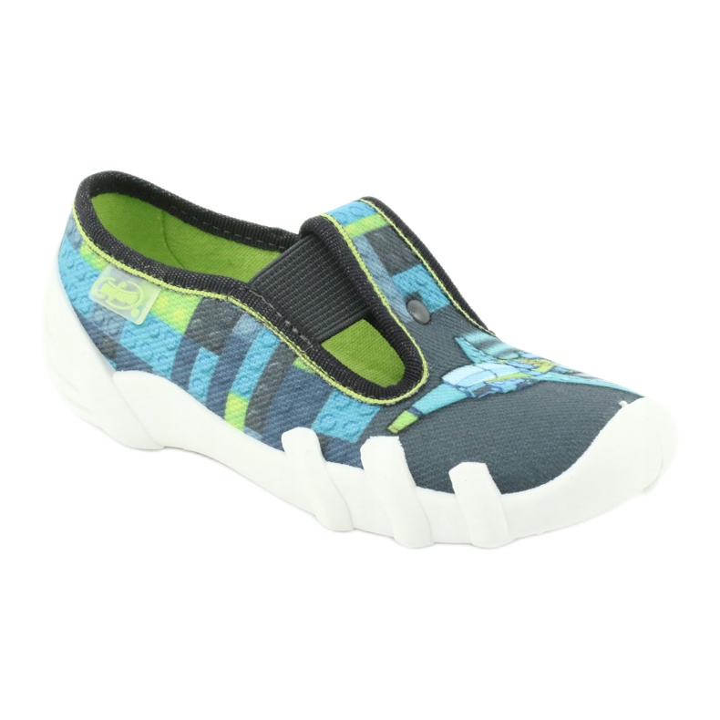 Scarpe per bambini Befado 290X192 blu grigio verde 1