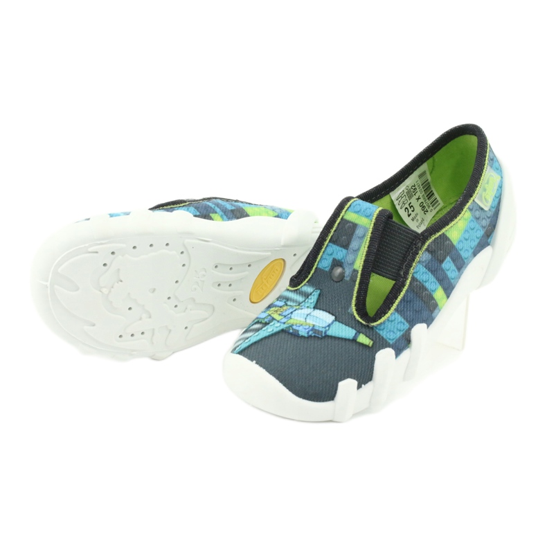 Scarpe per bambini Befado 290X192 blu grigio verde 5