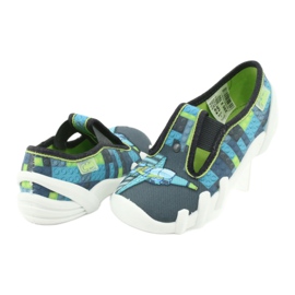 Scarpe per bambini Befado 290X192 blu grigio verde 4