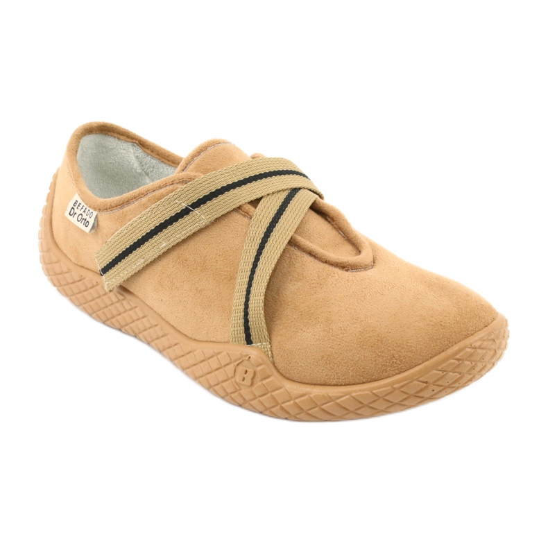 DR.ORTO Befado scarpe sportive pu-young da donna con velcro 434D017 beige 1