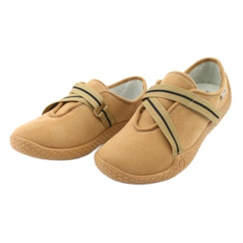 DR.ORTO Befado scarpe sportive pu-young da donna con velcro 434D017 beige 3