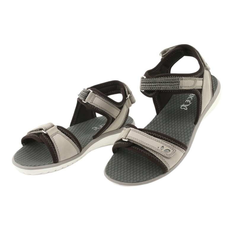 Comodi sandali sportivi Caprice 28606 beige marrone 3