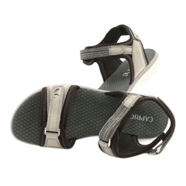 Comodi sandali sportivi Caprice 28606 beige marrone 6