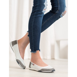 Filippo Ballerine sportive bianco 2