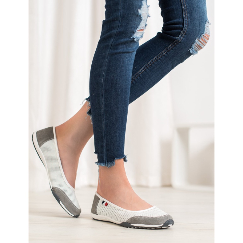 Filippo Ballerine sportive bianco 2