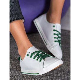 SHELOVET Scarpe da ginnastica comode bianca 2