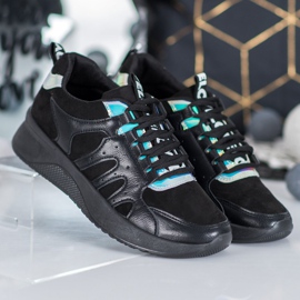 SHELOVET Adoro le scarpe da ginnastica nere nero 1