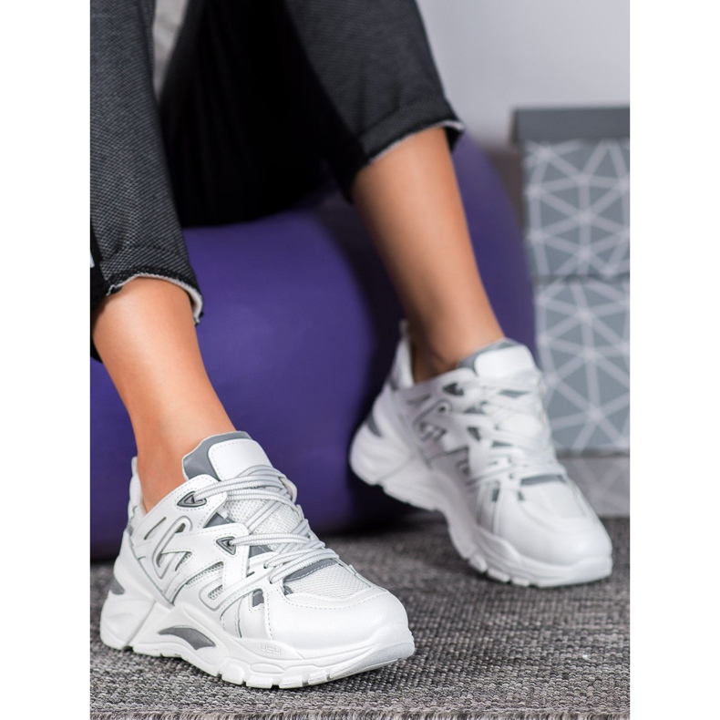 Small Swan Sneakers Pohodlné di Eco Kůže grigio 1