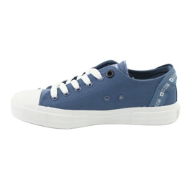 Sneakers in denim con lacci Big Star FF274211 blu 2