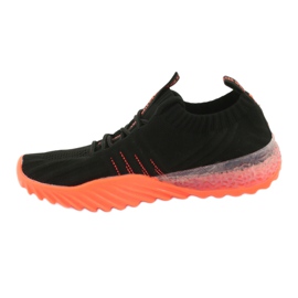 Big Star slip-on / scarpe sportive stringate FF274342 incolore nero arancia 2