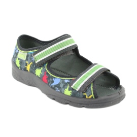 Scarpe per bambini Befado 969X140 rosso blu grigio verde giallo 1