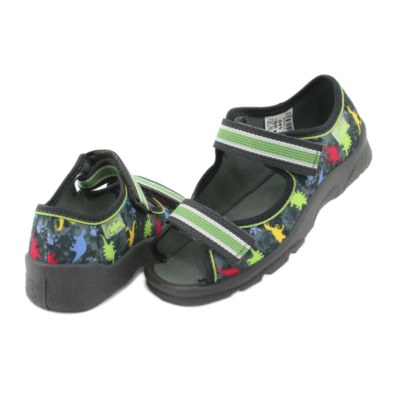 Scarpe per bambini Befado 969X140 rosso blu grigio verde giallo 4