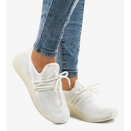 Scarpe sportive da donna bianche B-6851 bianca 1