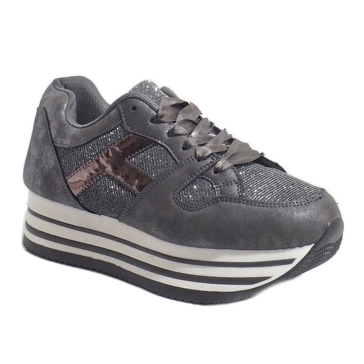 Scarpe sportive da donna alla moda grigie 1306 grigio 1
