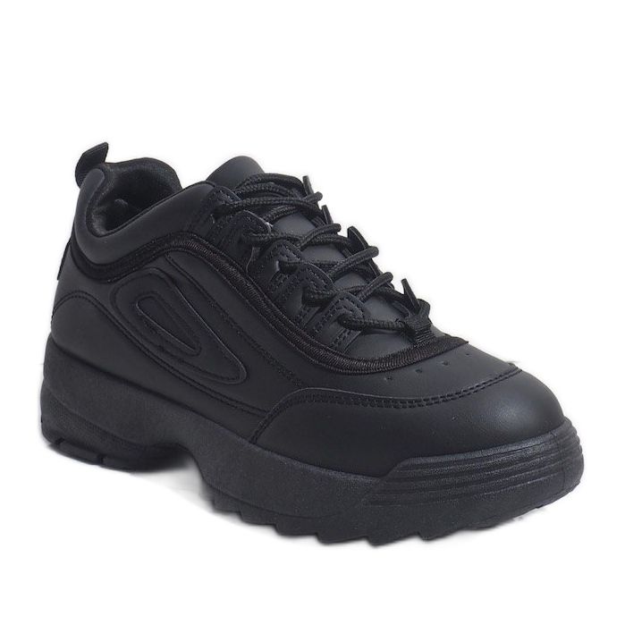 Sneakers nere per scarpe sportive D1909-2 nero 1