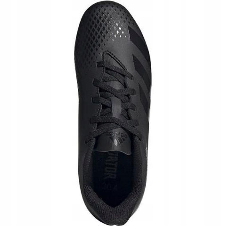 Scarpe da calcio Adidas Predator 20.4 FxG Jr EF1932 nero nero 1