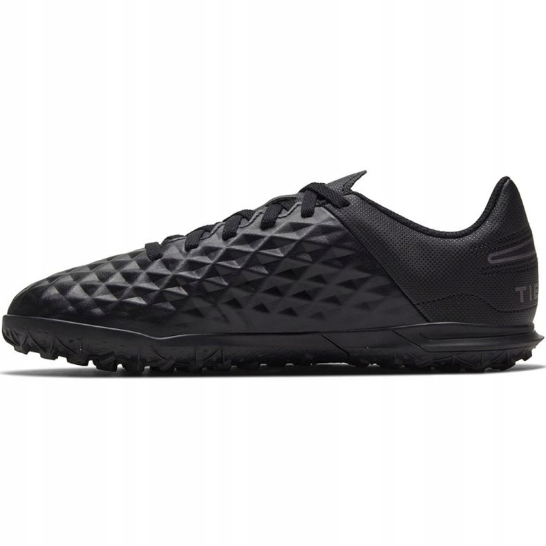 Nike Tiempo Legend 8 Club Tf Jr AT5883-010 scarpe da calcio nero nero 2