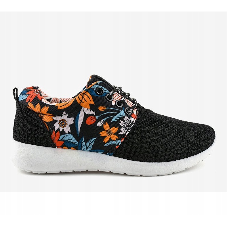 Scarpe sportive nere B02-1 nero multicolore 2