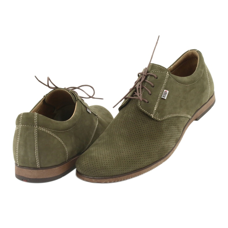 Scarpe casual da uomo Riko 777D verde 4
