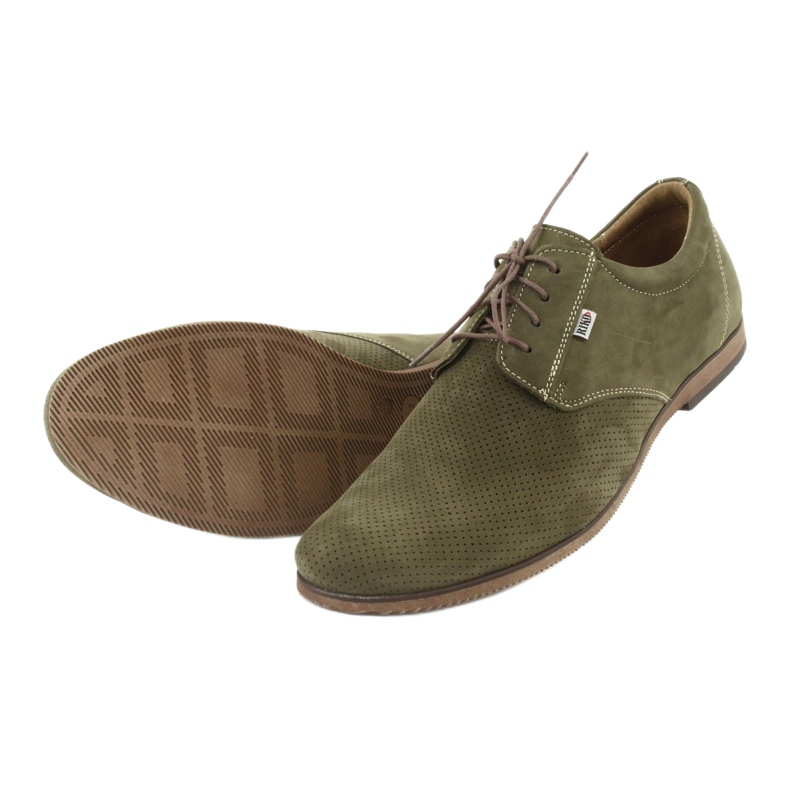 Scarpe casual da uomo Riko 777D verde 5