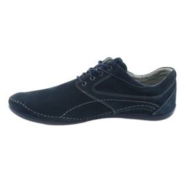 Scarpe casual da uomo Riko 844 blu navy 2