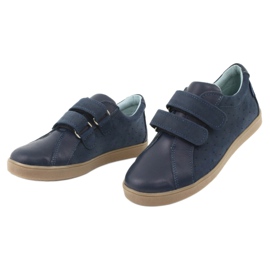 Scarpe da bambino con velcro Mazurek 1235, blu navy 3