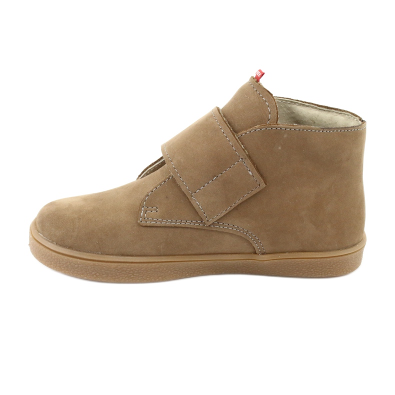 Stivali con velcro Mazurek 1101 beige scuro 2