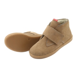 Stivali con velcro Mazurek 1101 beige scuro 5