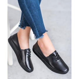 Filippo Sneakers in pelle alla moda nero 1