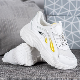 SHELOVET Scarpe da ginnastica bianche alla moda bianco 1