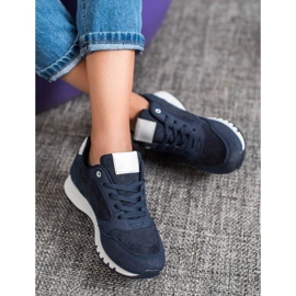 SHELOVET Scarpe da ginnastica sportive blu 1