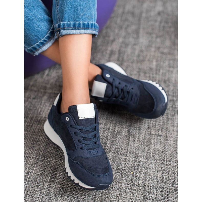 SHELOVET Scarpe da ginnastica sportive blu 1