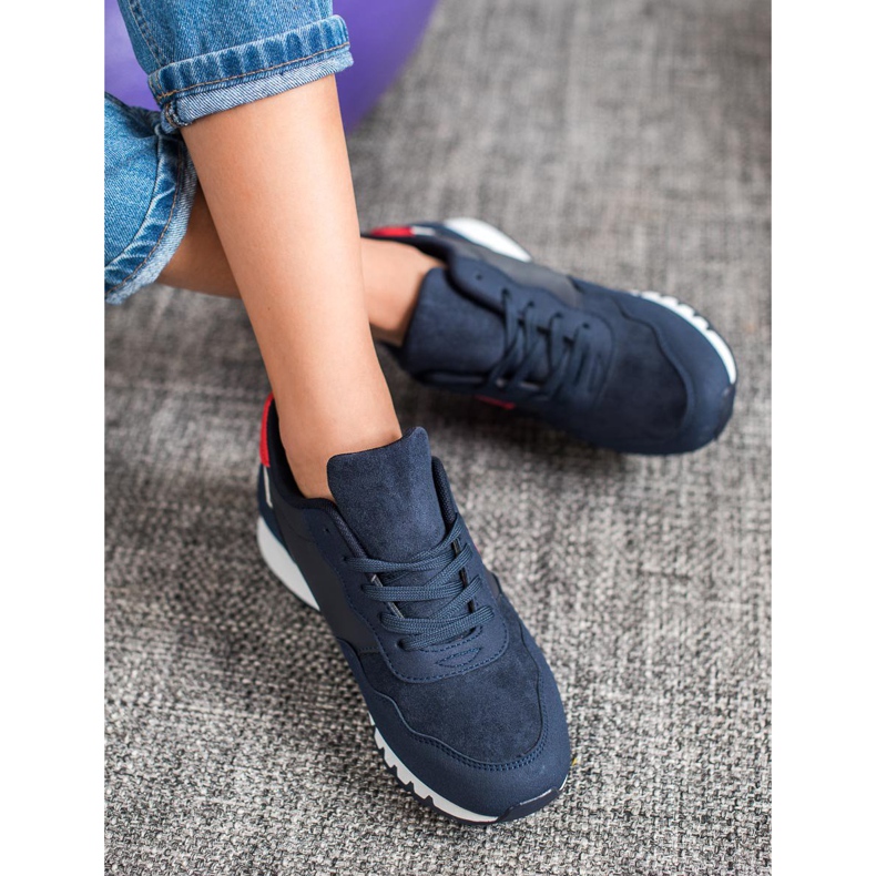 SHELOVET Scarpe sportive blu navy 2