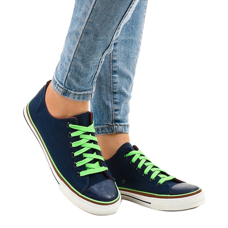 Sneakers classiche blu navy W03 1