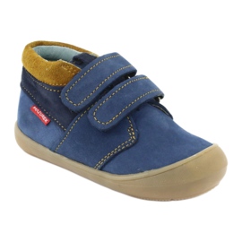 Stivali con velcro da bambino Mazurek 1355, blu navy/marrone 1