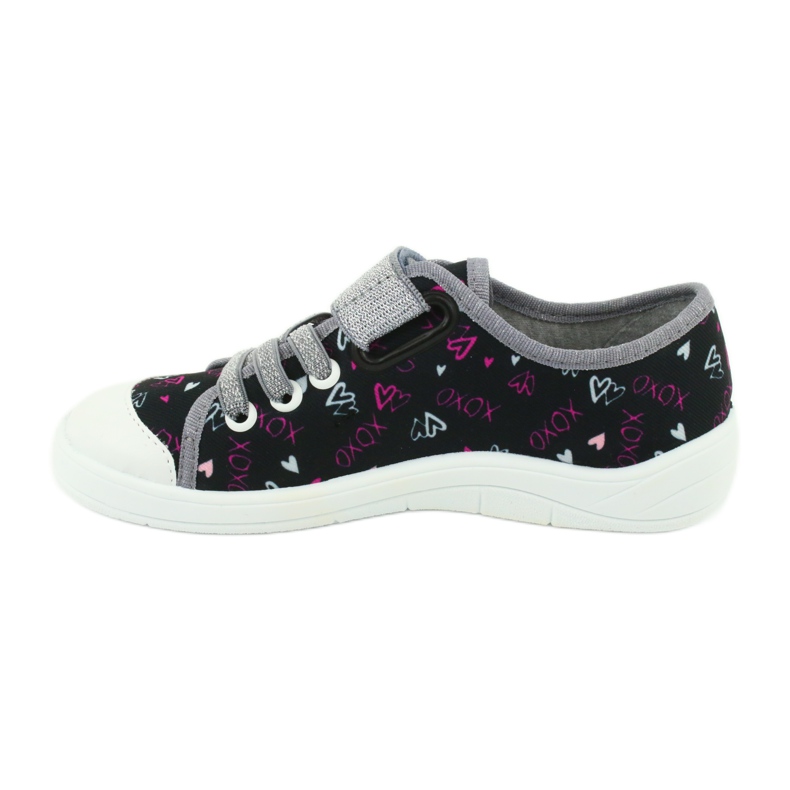 Scarpe per bambini Befado 251Y142 nero rosa grigio 2
