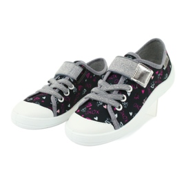 Scarpe per bambini Befado 251Y142 nero rosa grigio 3