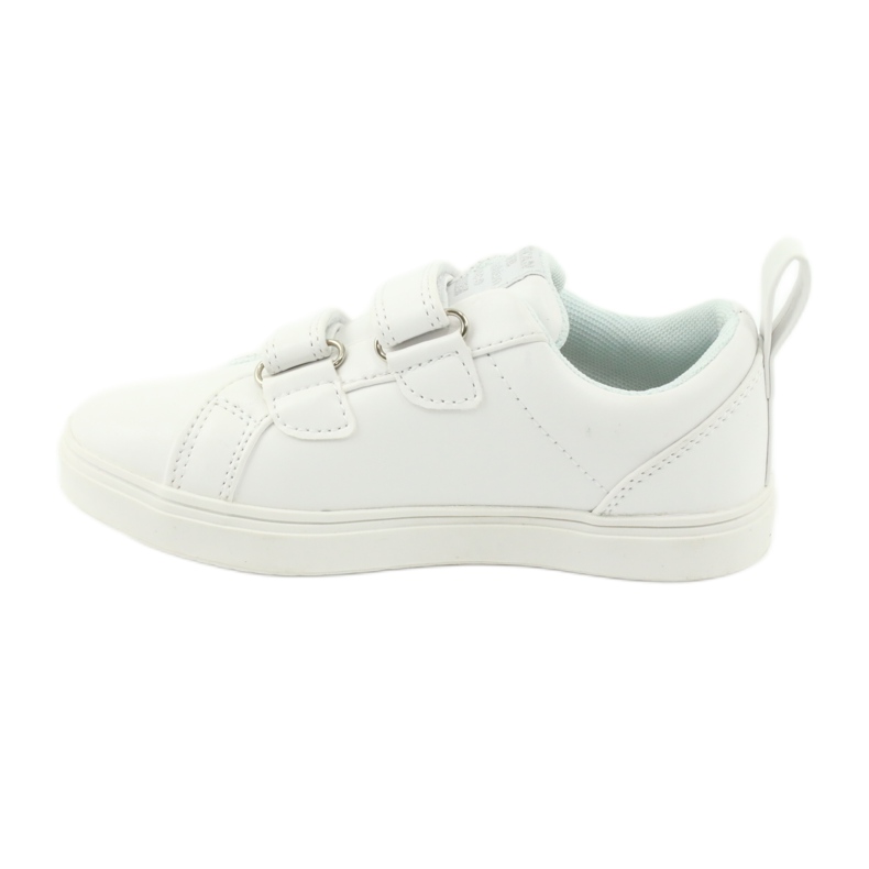 Sneaker American Club Velcro fiori ES11 bianca rosso blu 2