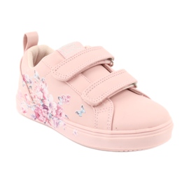 Sneaker American Club Velcro fiori ES11 rosso viola blu rosa 1