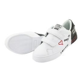 Sneakers American Club ES05 bianche e nere bianco nero 5