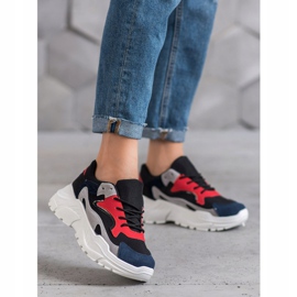 SHELOVET Sneakers in tessuto multicolore 1