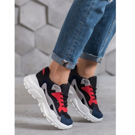SHELOVET Sneakers in tessuto multicolore 2